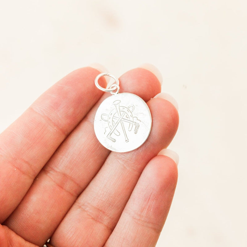 Sportsman Sterling Pendants