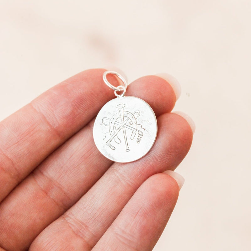 Sportsman Sterling Pendants