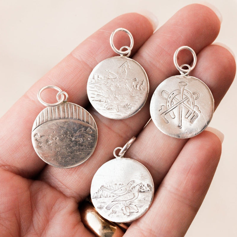 Sportsman Sterling Pendants