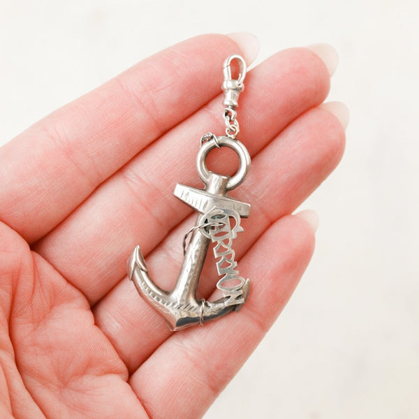 "Carry On" Anchor Charm