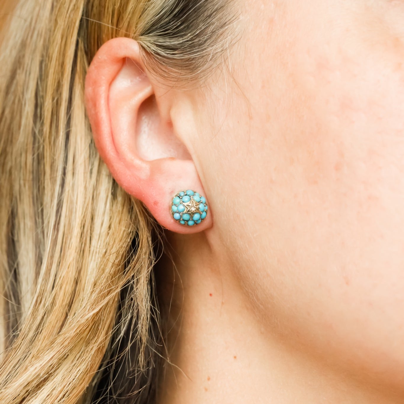 Celestial Turquoise Earrings
