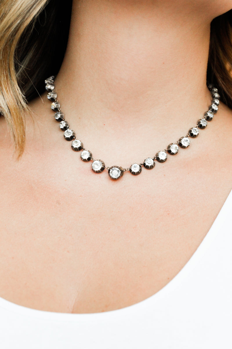 Georgian Paste Rivière Necklace