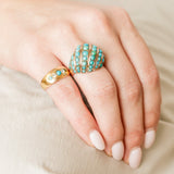 Lowell Turquoise + Diamond Ring