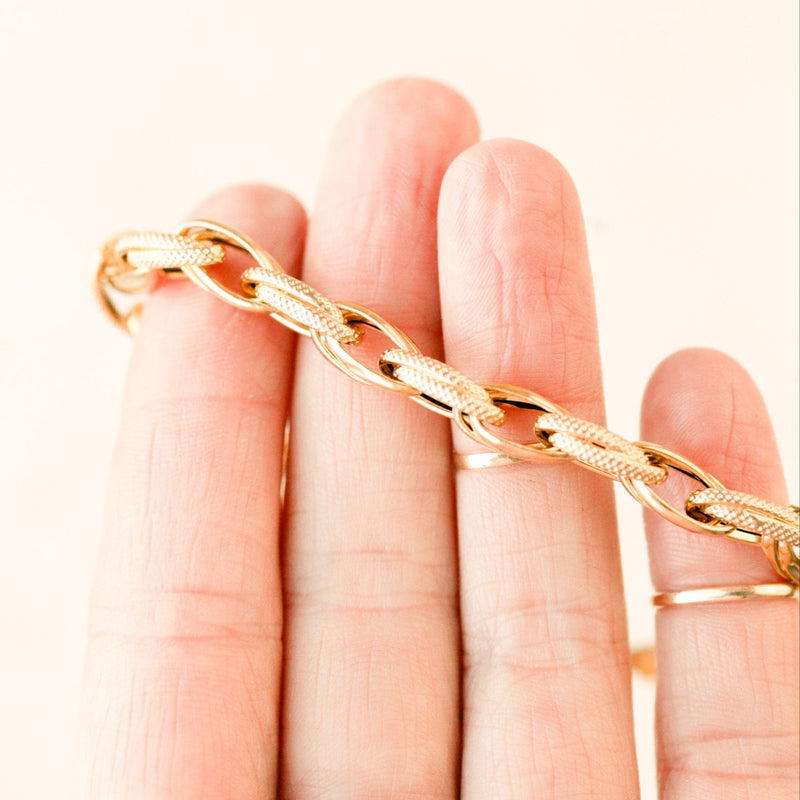 Solid Gold Link Bracelet