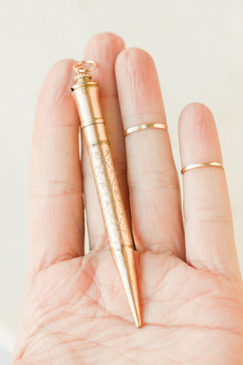 Victorian Acme Pencil Pendant