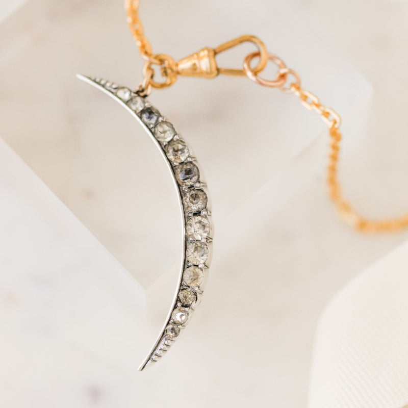 Charlotte Edwardian Crescent Pendant
