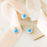 Petite Blue Enameled Charms