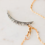 Charlotte Edwardian Crescent Pendant