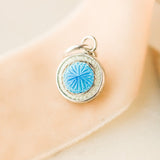 Petite Blue Enameled Charms