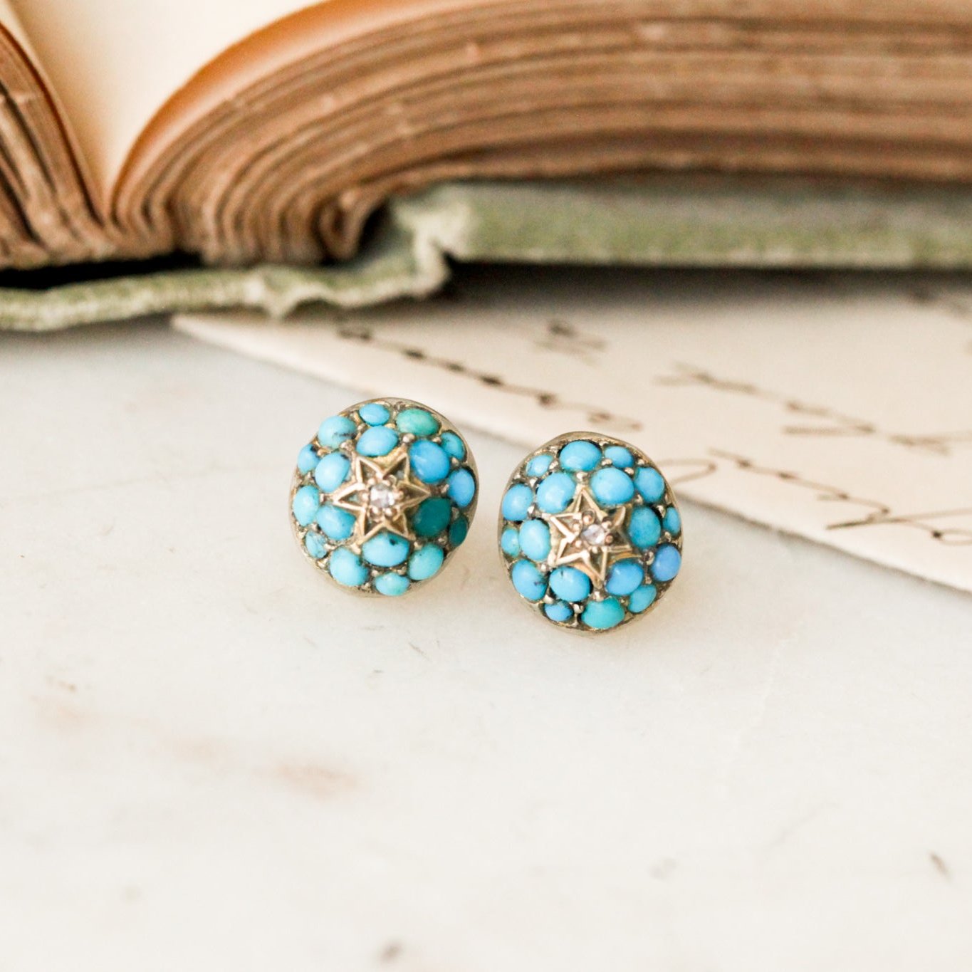 Celestial Turquoise Earrings