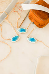 Duo Enameled Pendants