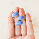 Blue Enameled Pendants
