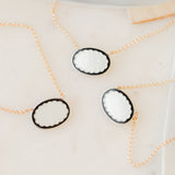 Noir Duo Enameled Pendants
