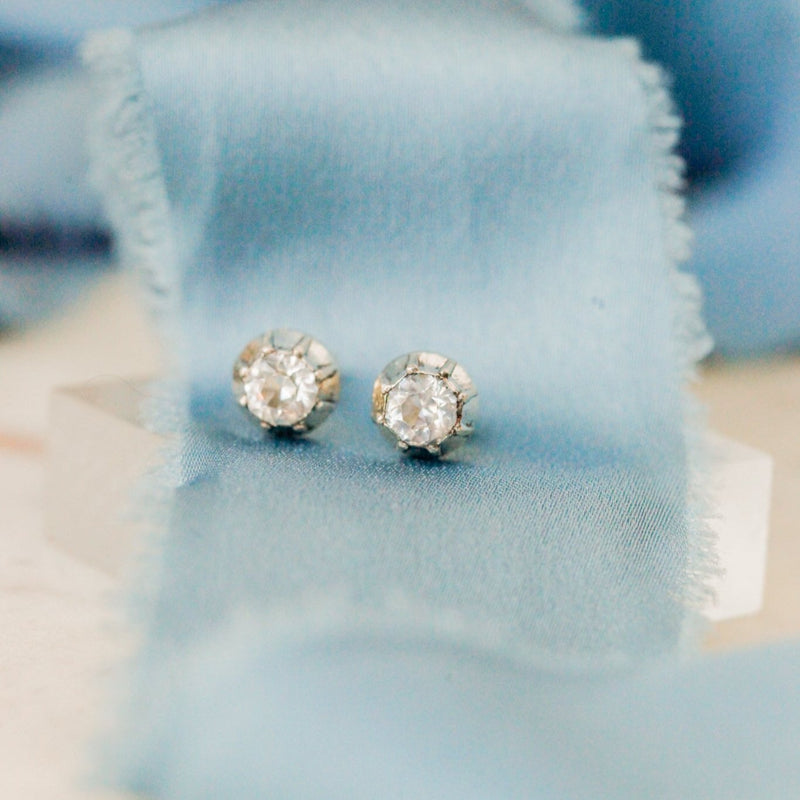 Georgian Paste Stone Studs