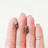 Allore Bohemian Garnet Earrings