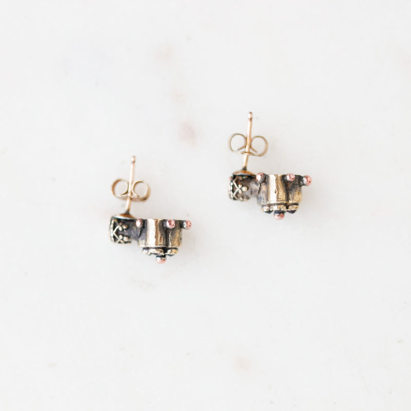 Allore Bohemian Garnet Earrings