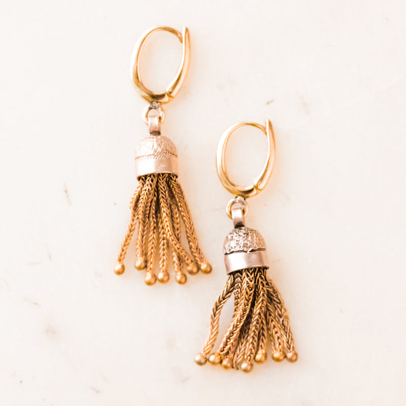 Birdie Small Tassel Earrings