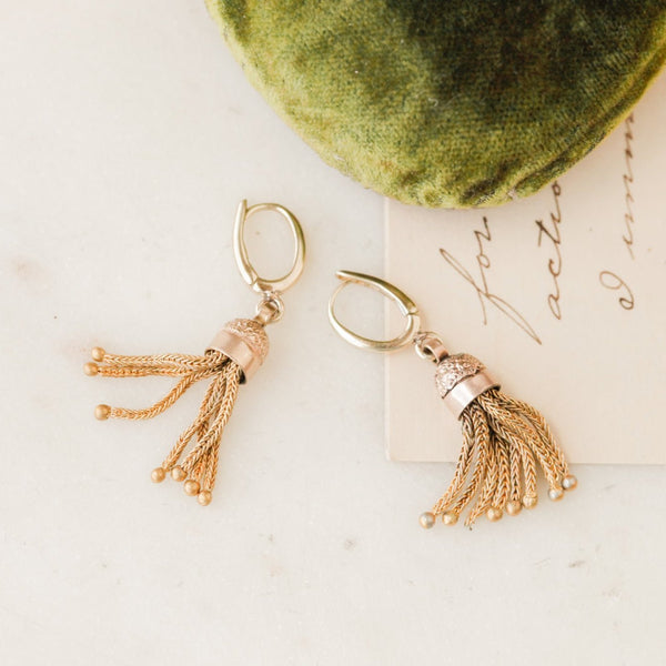 Birdie Small Tassel Earrings