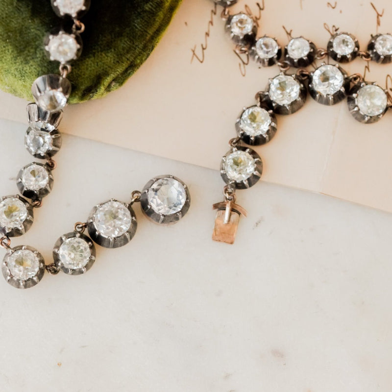 Georgian Paste Rivière Necklace