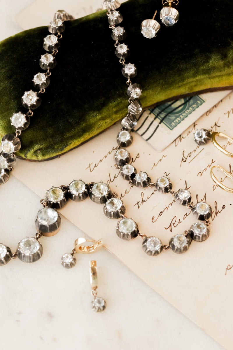 Georgian Paste Rivière Necklace
