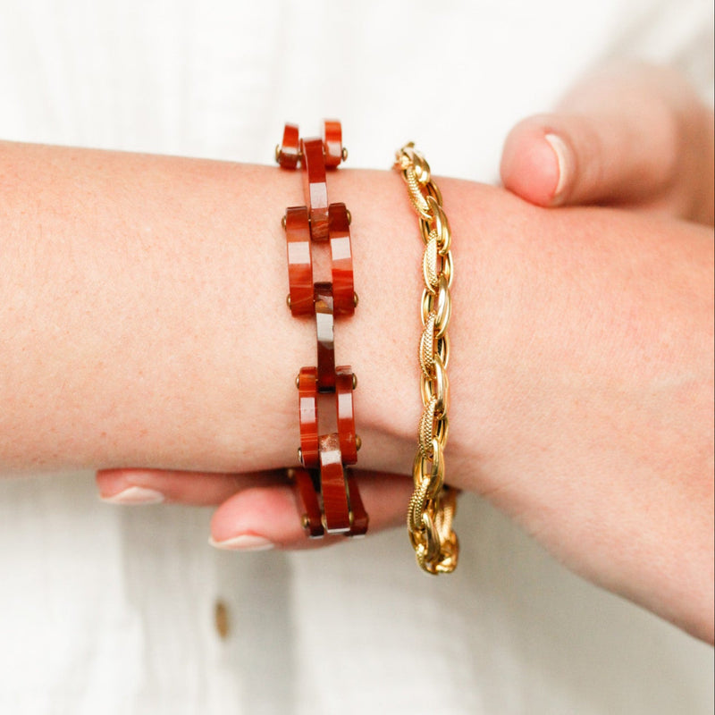 Solid Gold Link Bracelet