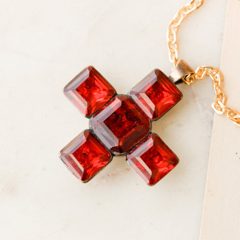 Briar Gem Cross Pendant