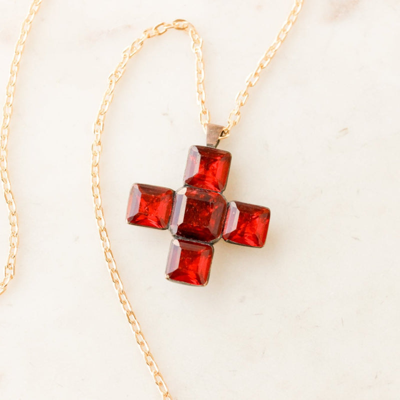 Briar Gem Cross Pendant