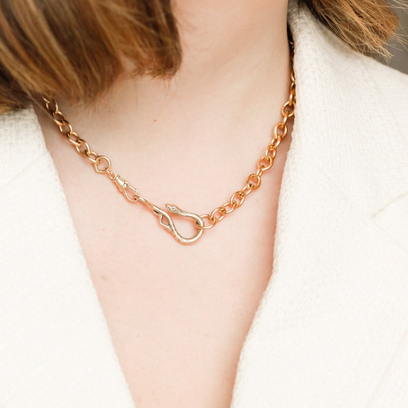 Large Charm Chain in Gold Filled
