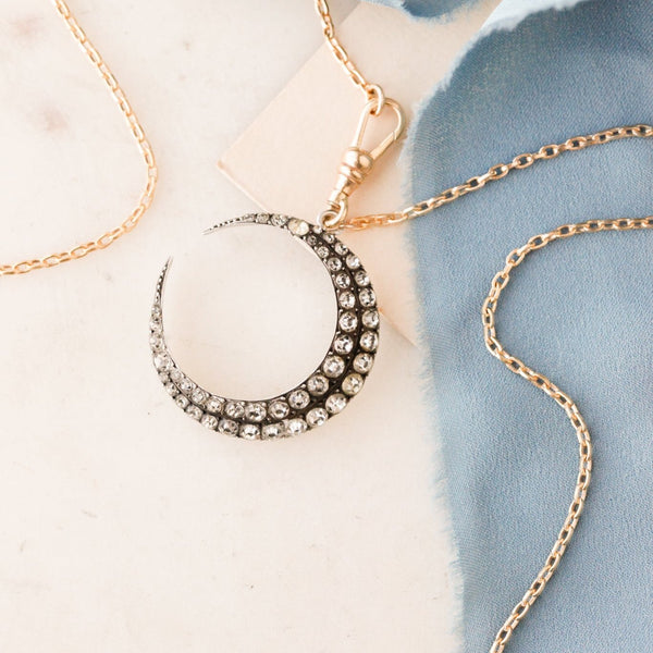 Liza Celestial Crescent Pendant