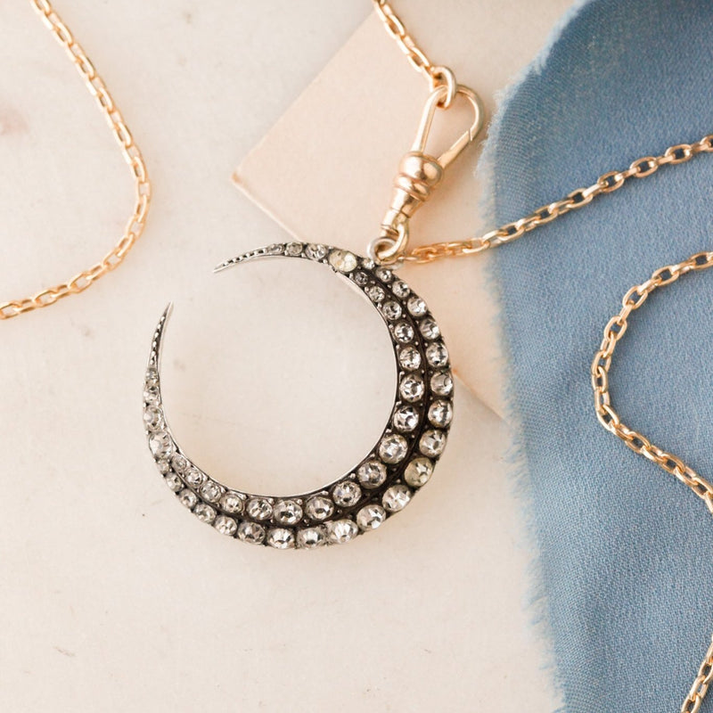 Liza Celestial Crescent Pendant