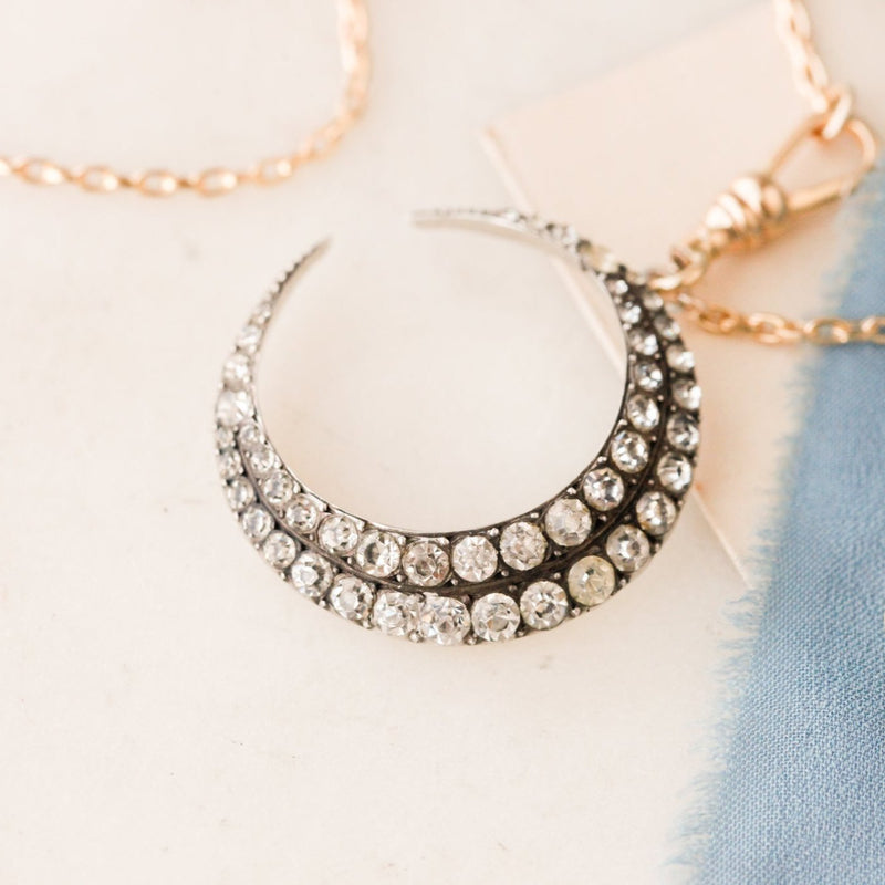 Liza Celestial Crescent Pendant