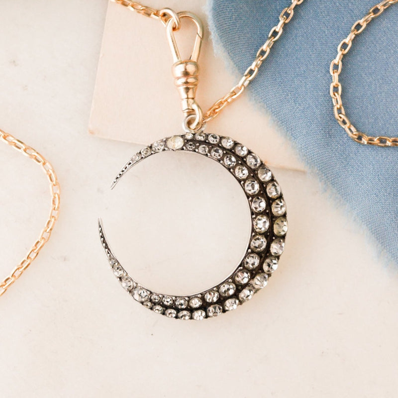 Liza Celestial Crescent Pendant