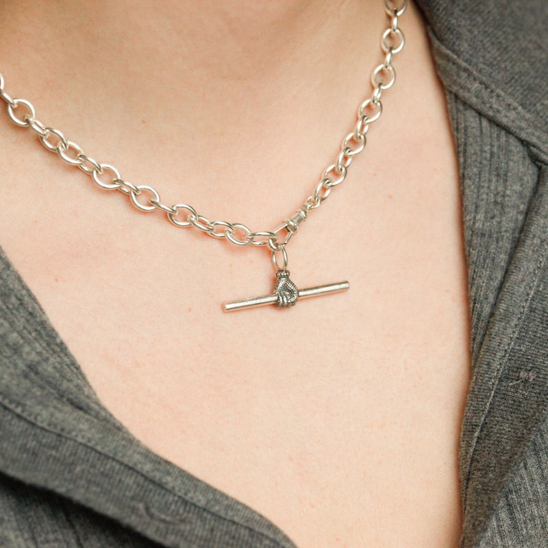 Large Charm Chain in Sterling Silver