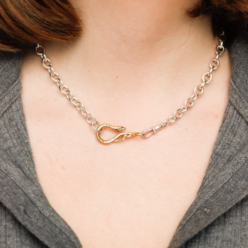Large Charm Chain in Sterling Silver