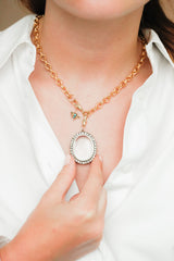 Gold + Turquoise Insect Charm