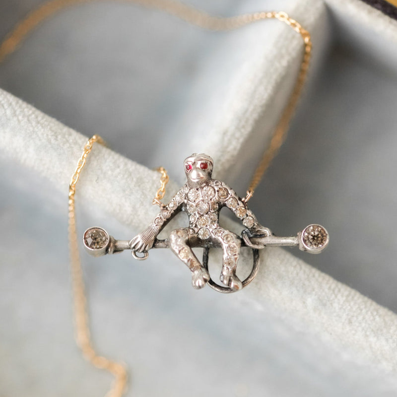 Albert Circus Monkey Pendant