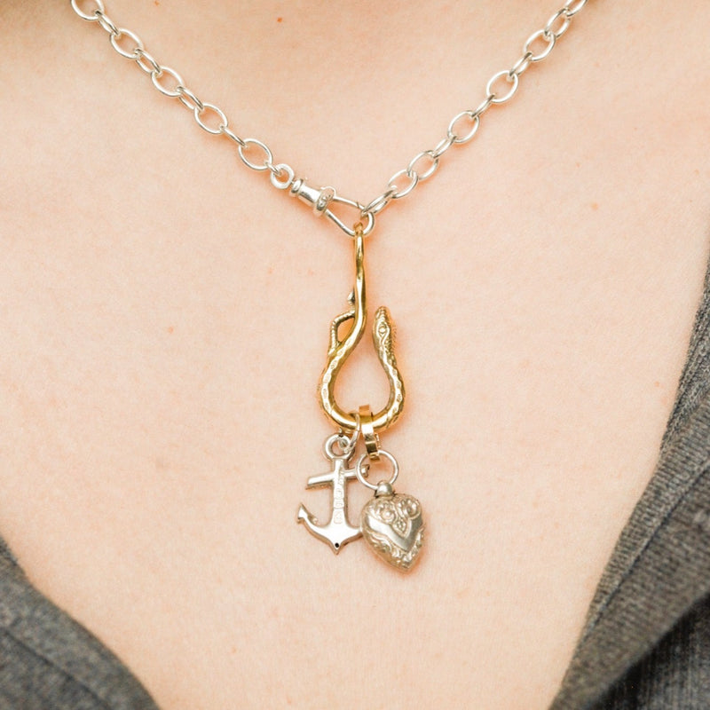 Small Charm Chain in Sterling Silver