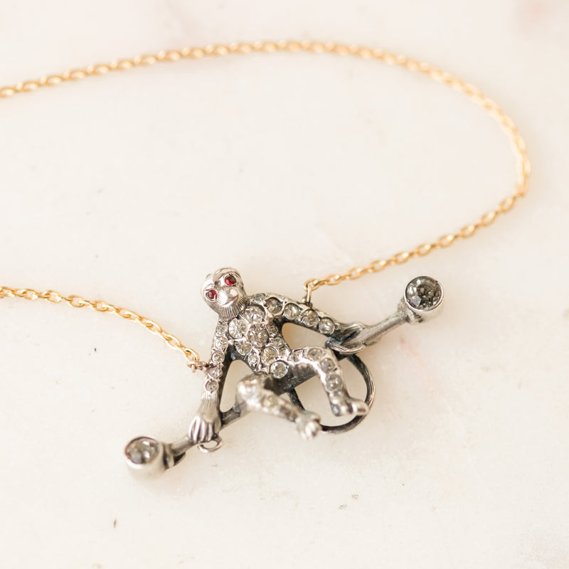 Albert Circus Monkey Pendant