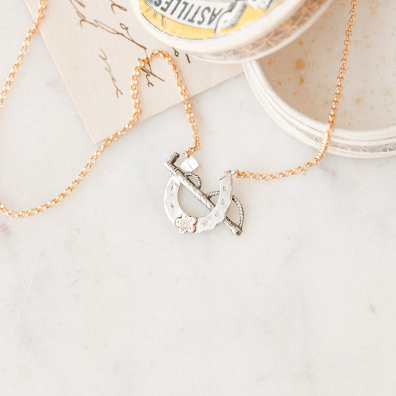 Lucky Sportsman Horseshoe Pendant