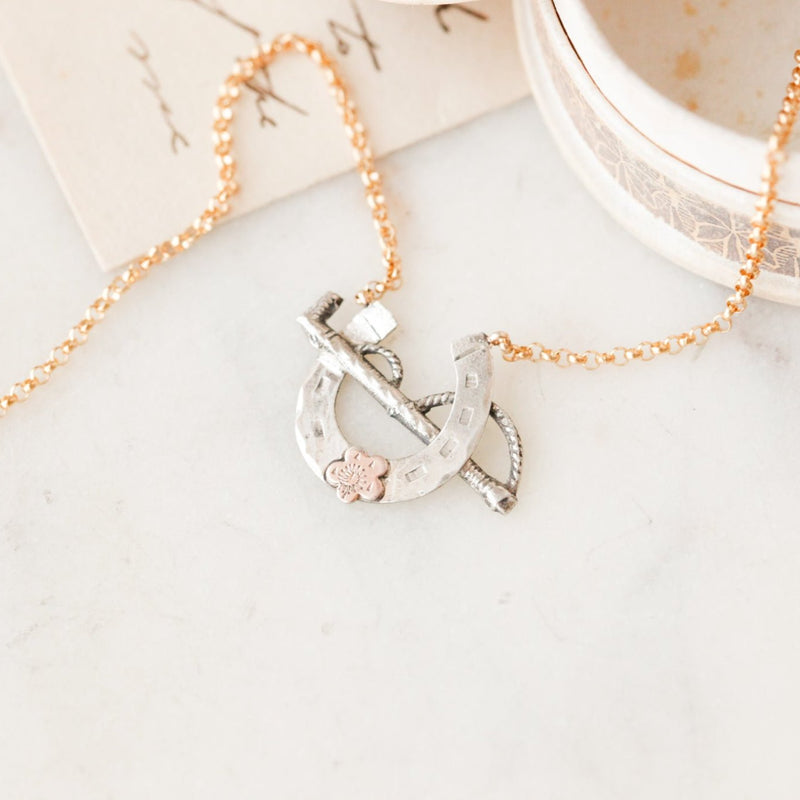 Lucky Sportsman Horseshoe Pendant