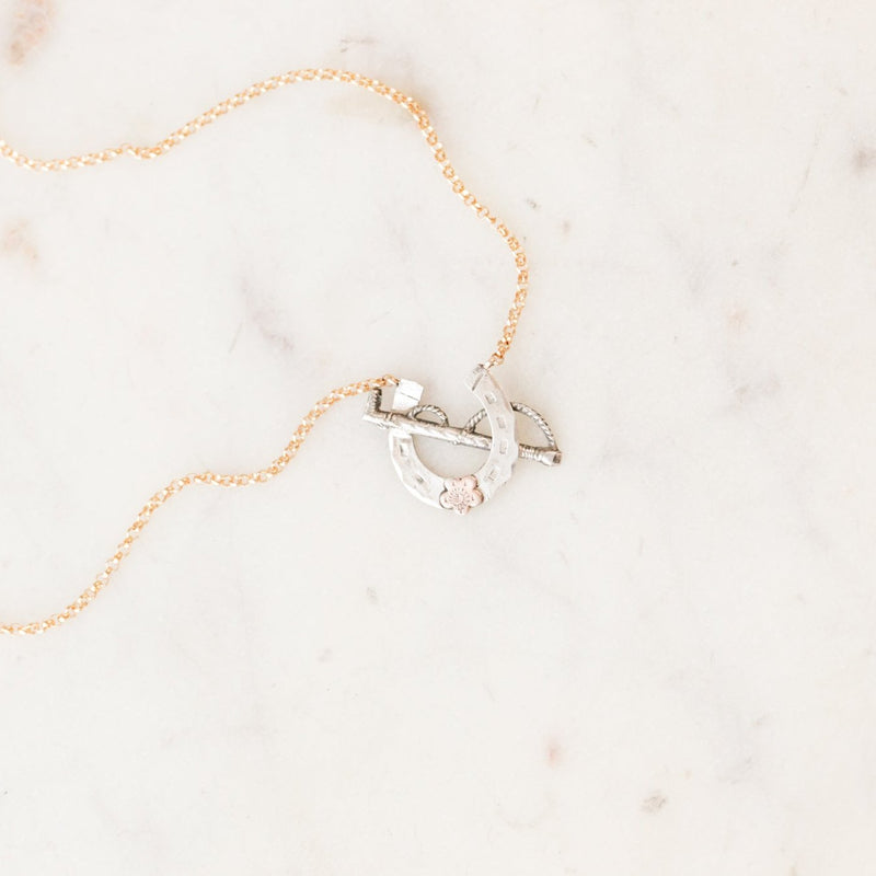 Lucky Sportsman Horseshoe Pendant