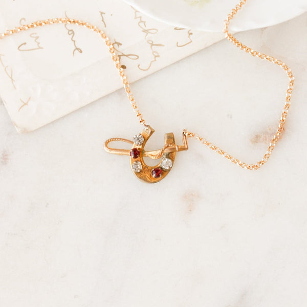Lucky Horseshoe Pendant