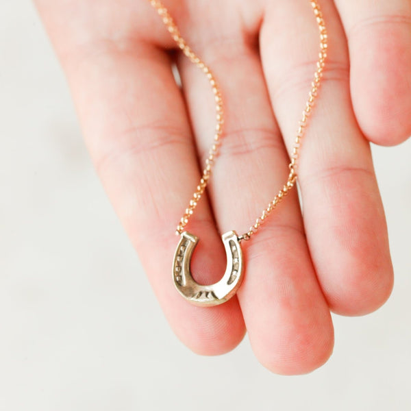 Lucky 7 Horseshoe Pendant