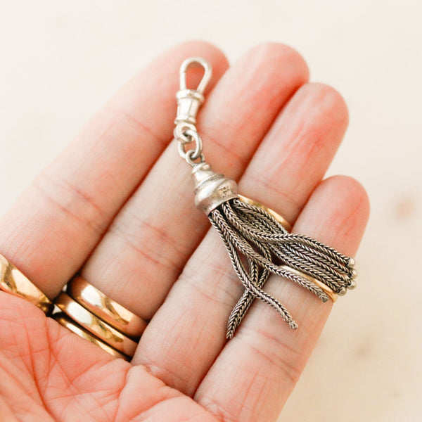 Bacall Silver Tassel