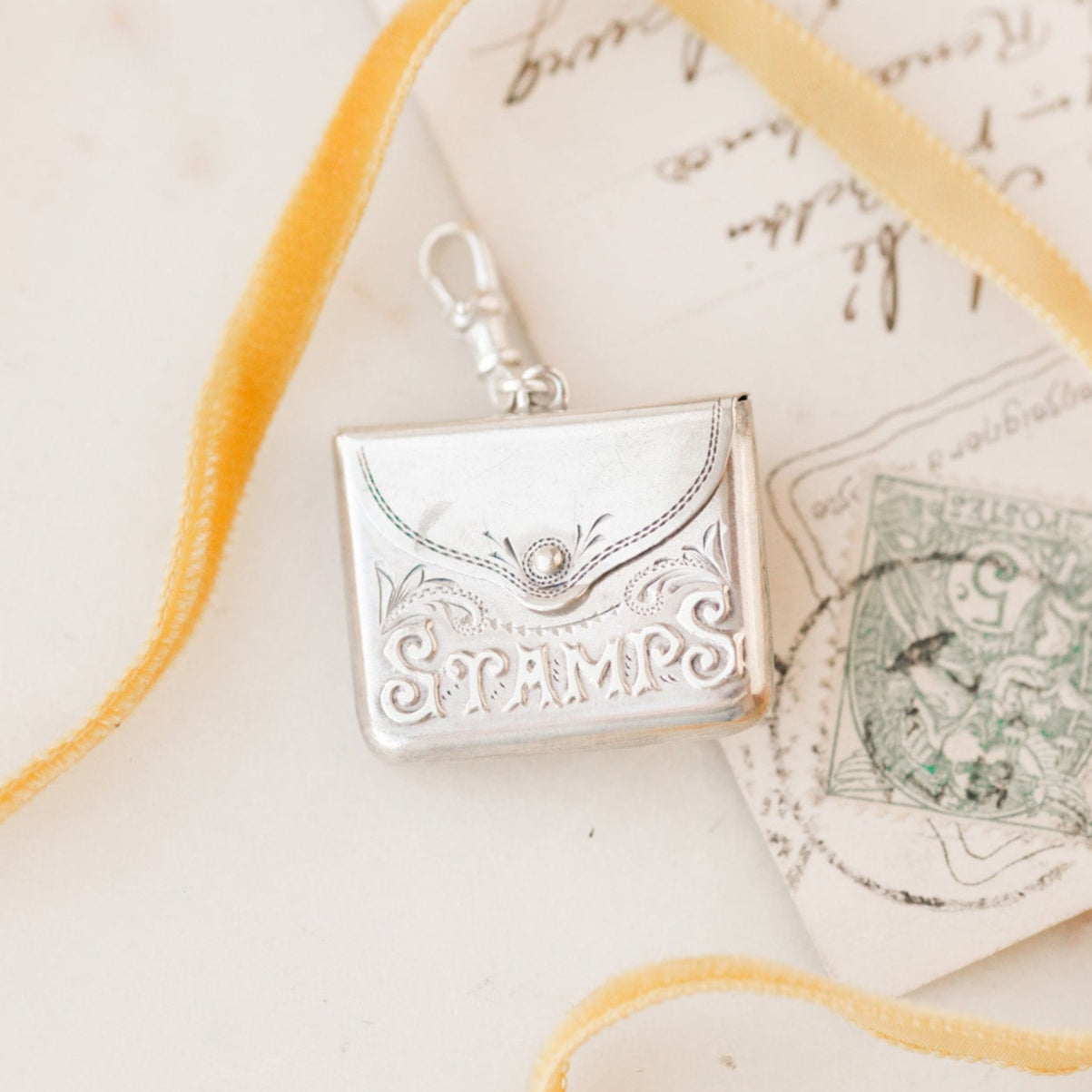 Silver Postage Case