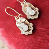 Kitty Cameo Earrings