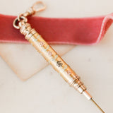 Victorian Floral Scribe Pendant