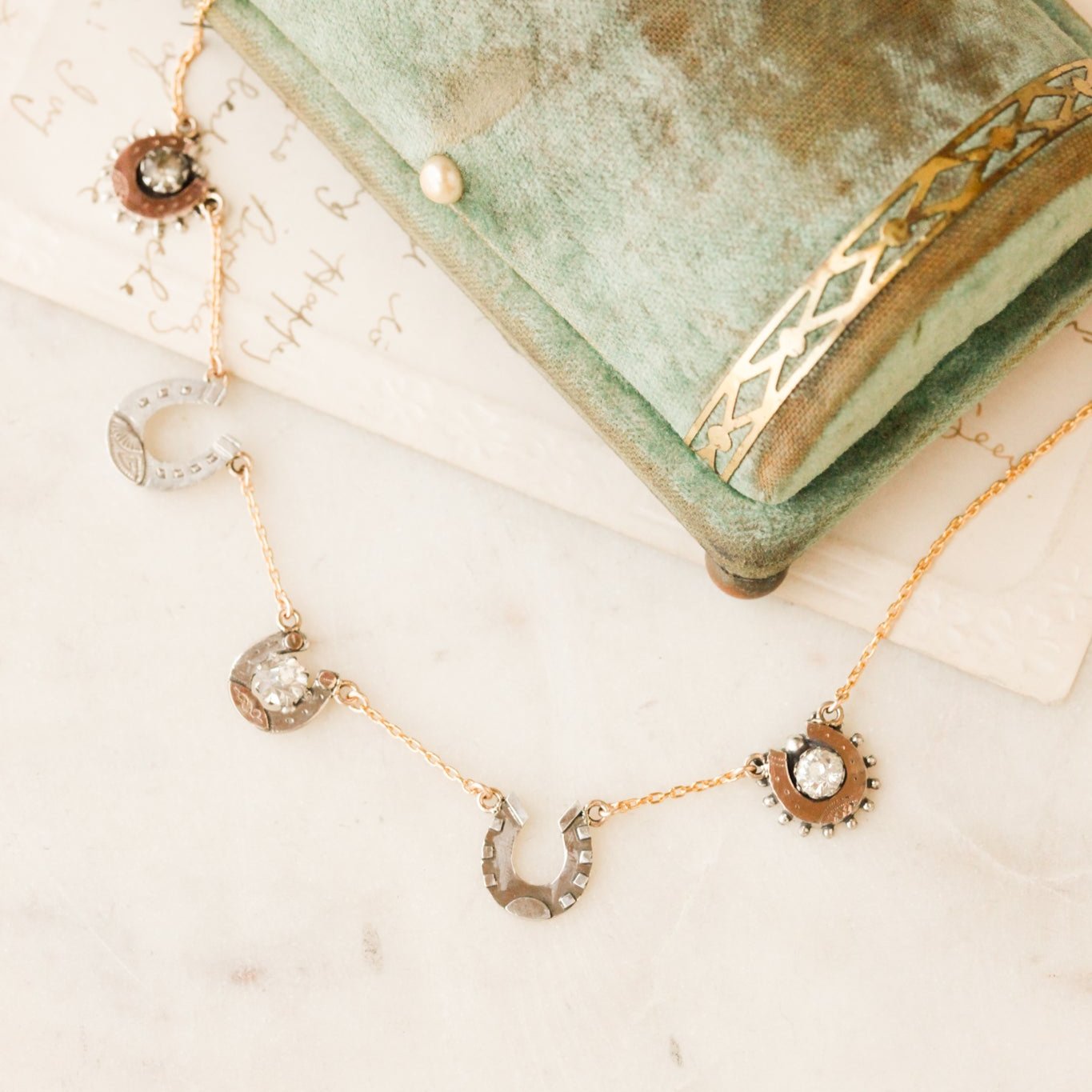 Lady Lucky Horseshoe Necklace