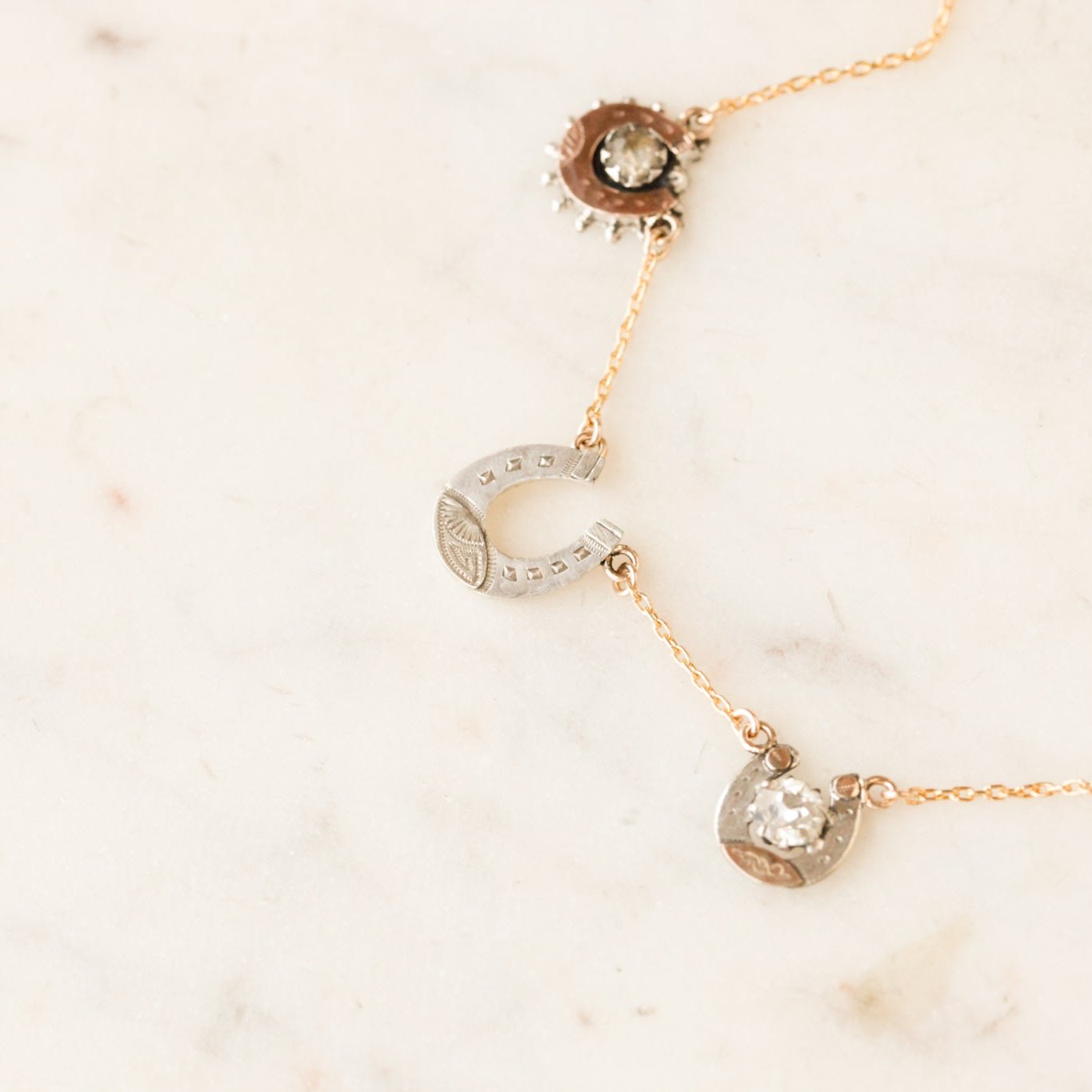 Lady Lucky Horseshoe Necklace