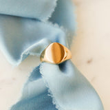 Winston Solid 18k Gold Signet